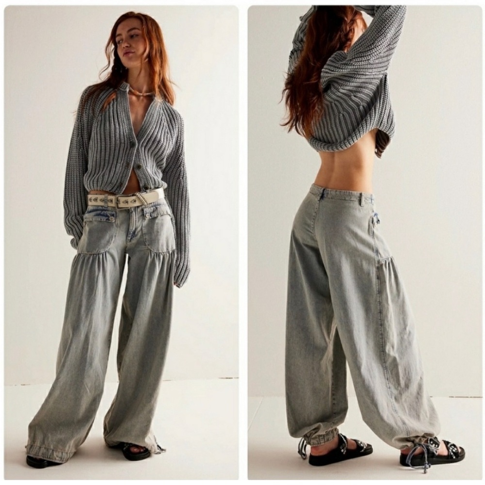 Free People We the Free Lotus Jeans light blue Wash size 28